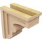 Ekena Millwork 5"W x 10"D x 10"H Classic Highland Rough Cedar Woodgrain TimberThane Corbel, Primed Tan CORUR05X10X10HLDRCPR - alternate 6